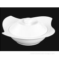 super pure plain white banquet catering cater bowl